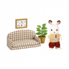 Chocolate Rabbit Father Set Sylvanian Families