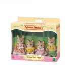 Familia Gatos con Rayas Sylvanian Families