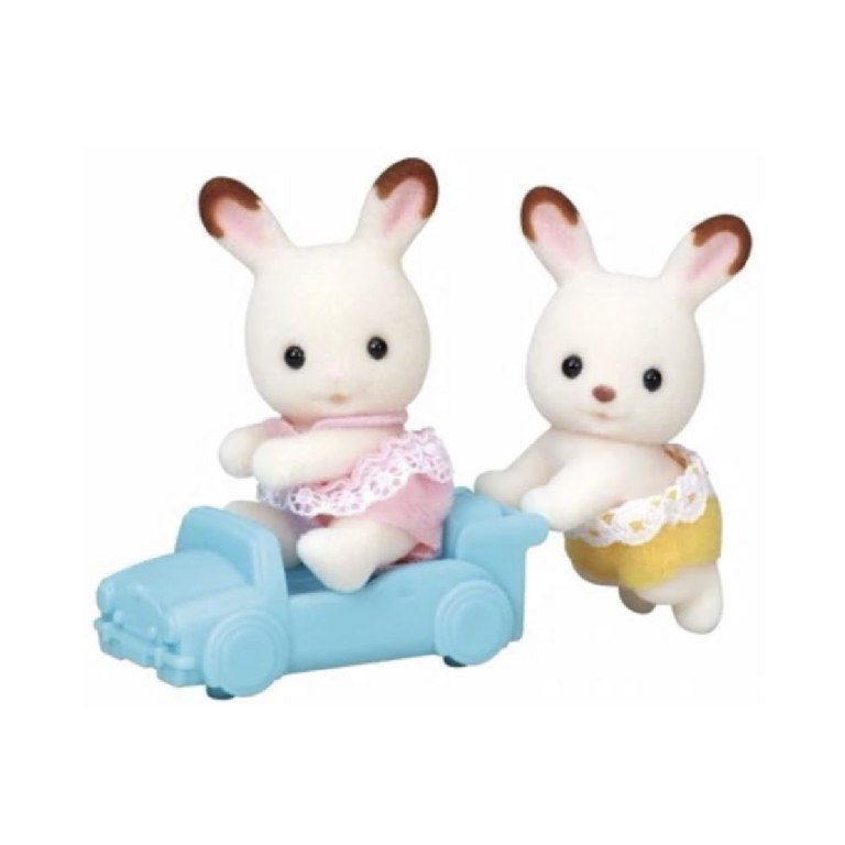 Sylvanian Families U-104 Set Gemelli Conigli Flora - Bambini Calico Critters - Originali Giapponesi - Foto 5