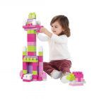 Mega Bloks Bolsa 80 Piezas - Rosado