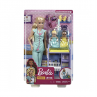 Barbie Pediatra Rubia con Gemelos