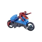 figura con moto spider-man