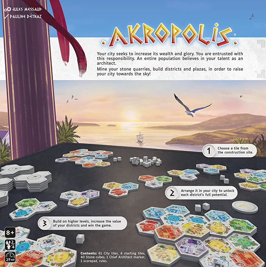 Akropolis Juego de Mesa