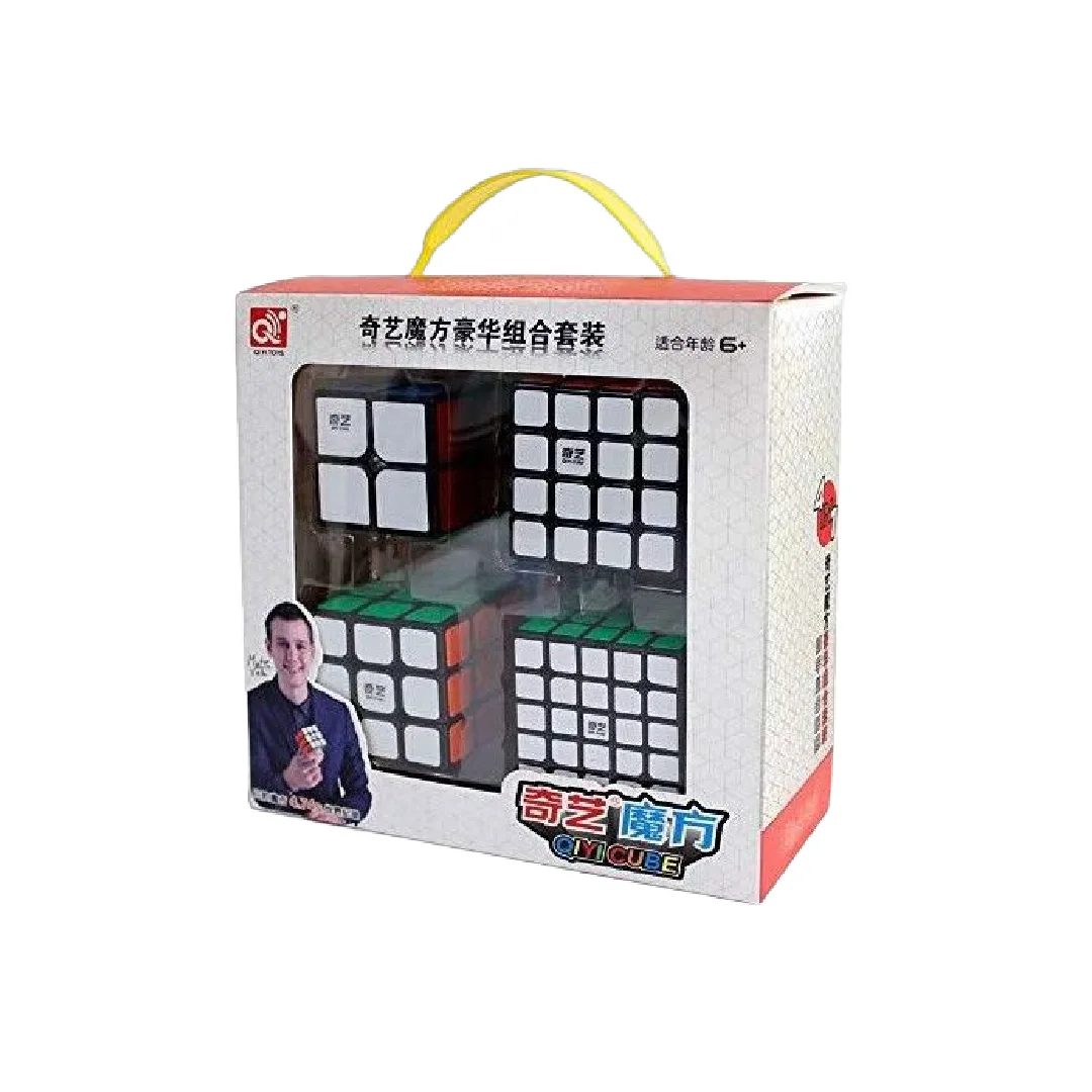 Pack Regalo QiYi Cubos Iniciales Black