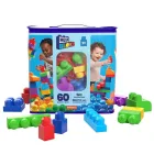 Mega Bloks Mega Bolsa 60 Piezas Azul