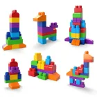 Mega Bloks Mega Bolsa 60 Piezas Azul