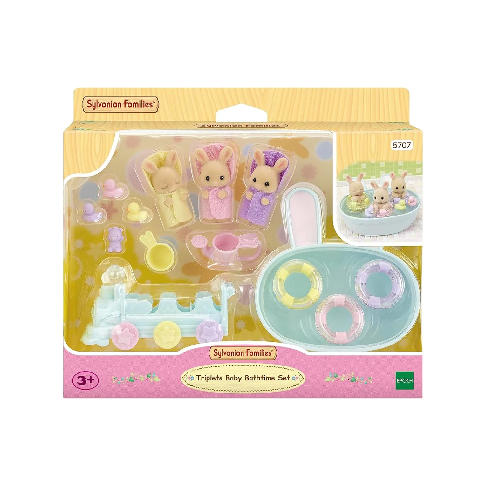 Triplets Baby Bathtime Set Sylvanian Families Ternurines Triplets Baby Bathtime Set Sylvanian Families Ternurines
