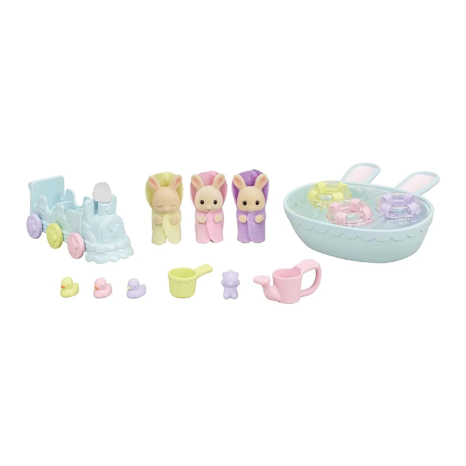 Triplets Baby Bathtime Set Sylvanian Families Ternurines