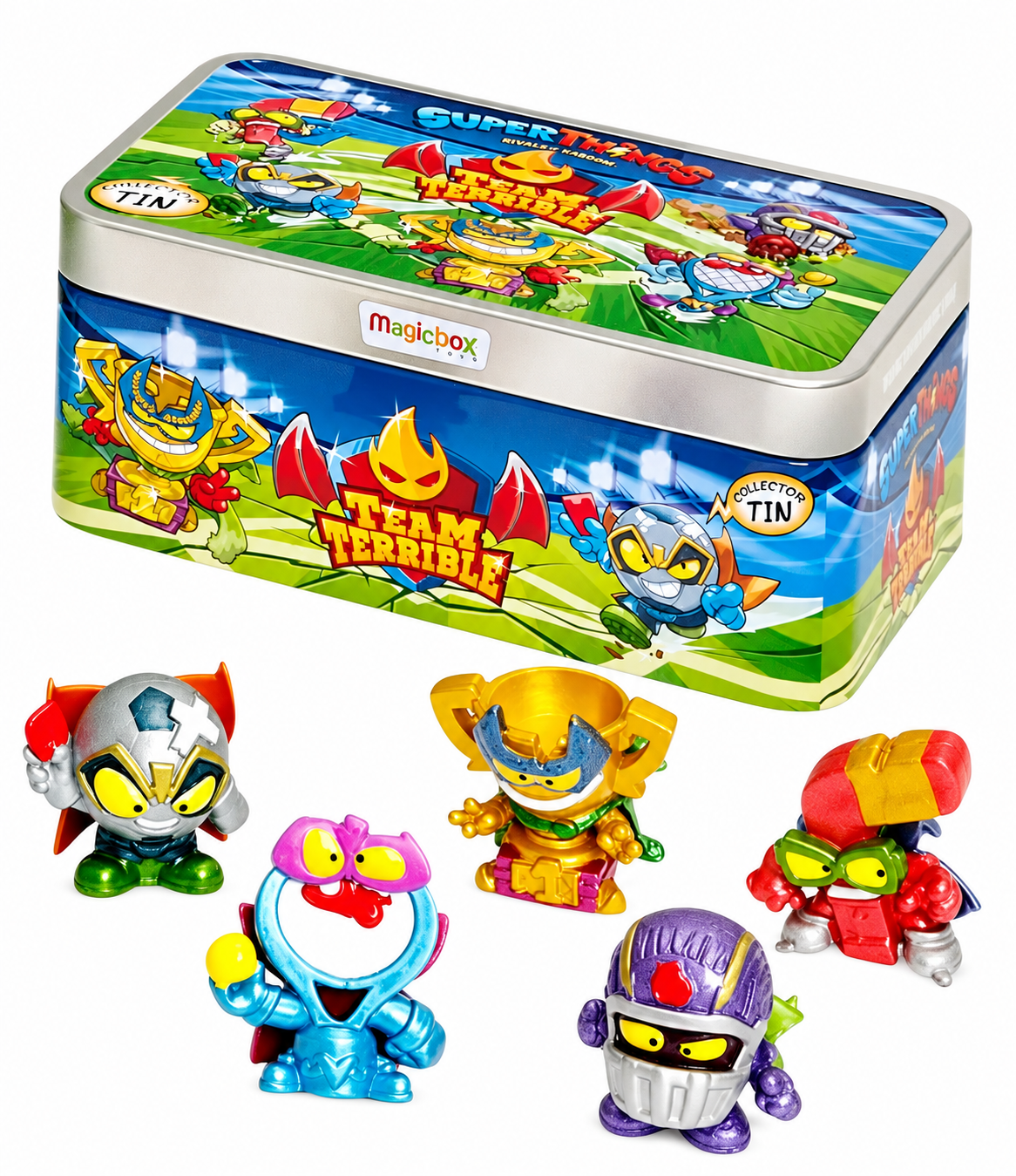 Superzings Team Terrible Metal Figuras Raras Coleccionables